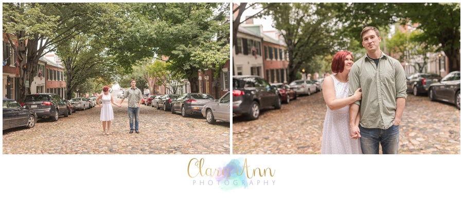 Old Town Alexandria Engagement Photos Rachel Ryan