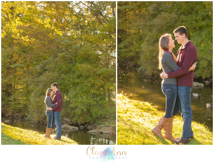 Fall Engagement Photos - Virginia Tech