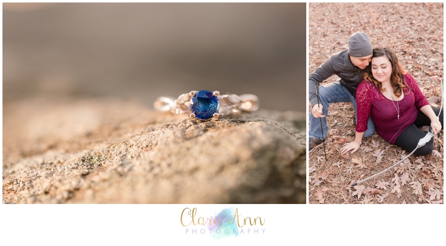 Blue Stone Engagement Ring Photos