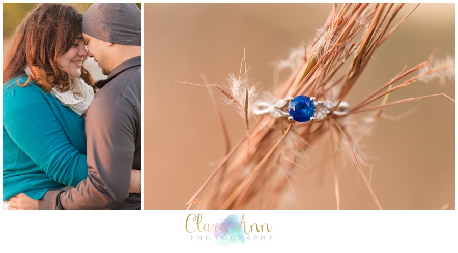 Blue Stone Engagement Ring Photos