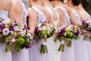 Purple Wedding Flowers - Rachel & Tony